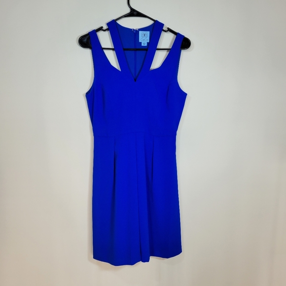 NWOT Cece Royal Blue Cut Out Dress, Size 2 - Picture 1 of 5